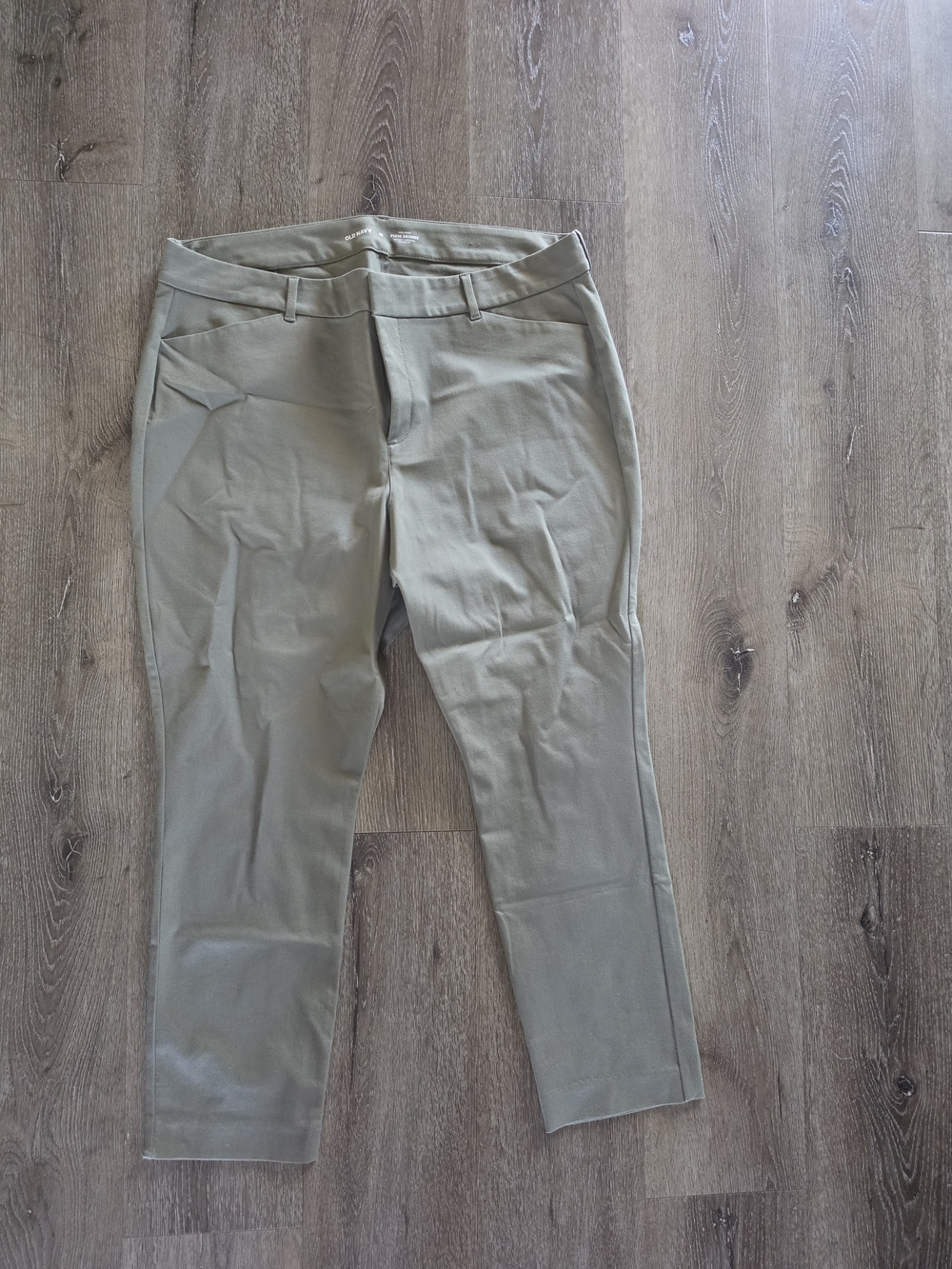 Old Navy Pixie Skinny High Rise Pants Olive
